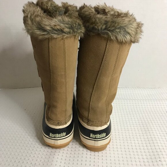 NORTHSIDE BOOTS WOMEN SUEDE WATERPROOF SIZE 9 - Picture 3 of 8